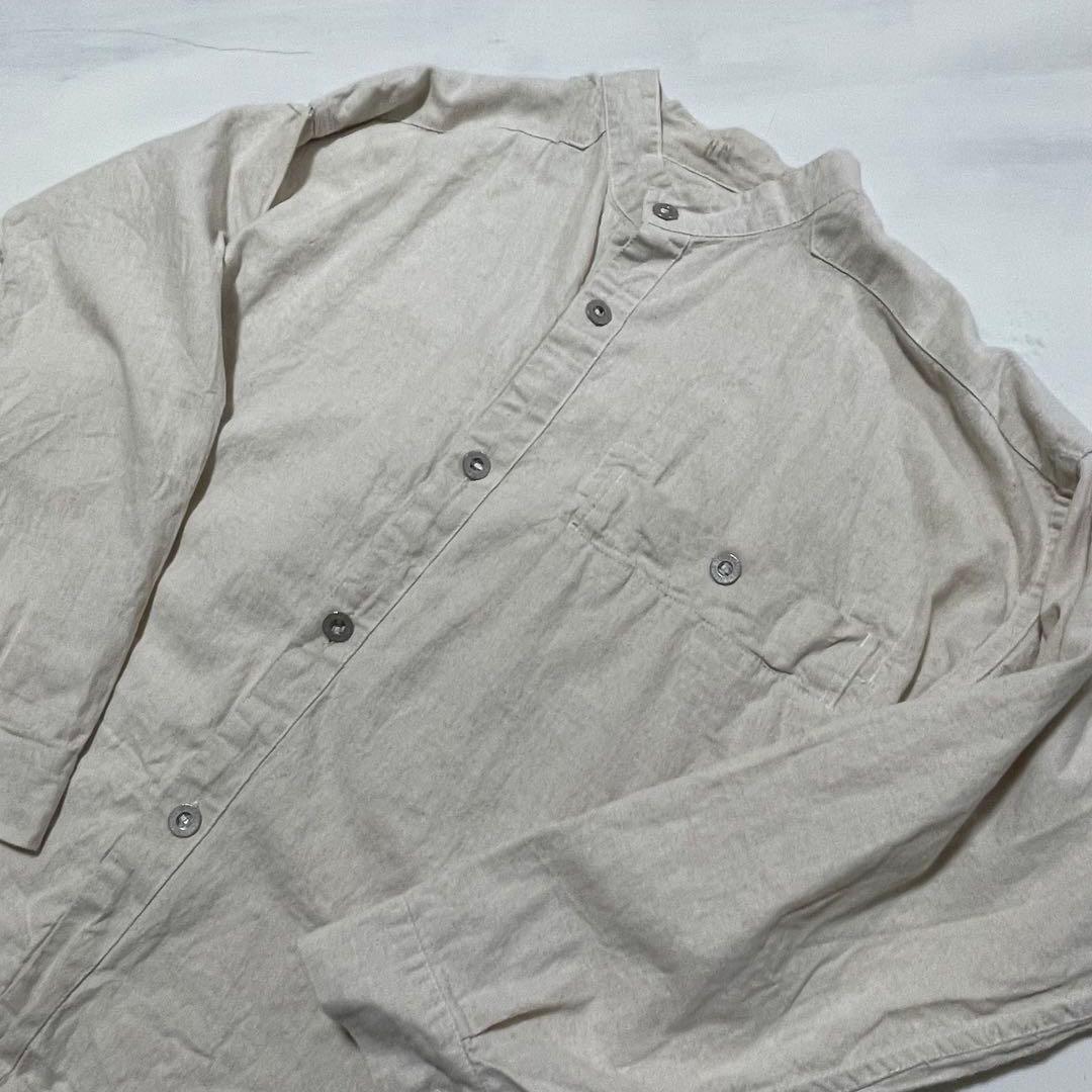 フランス軍　ボージョンジャケット　ビンテージ復刻　リネンコットン