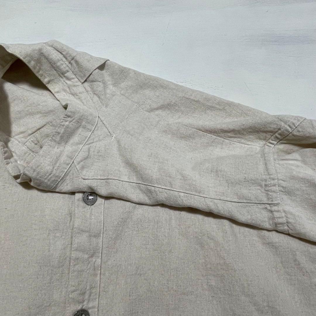 フランス軍　ボージョンジャケット　ビンテージ復刻　リネンコットン