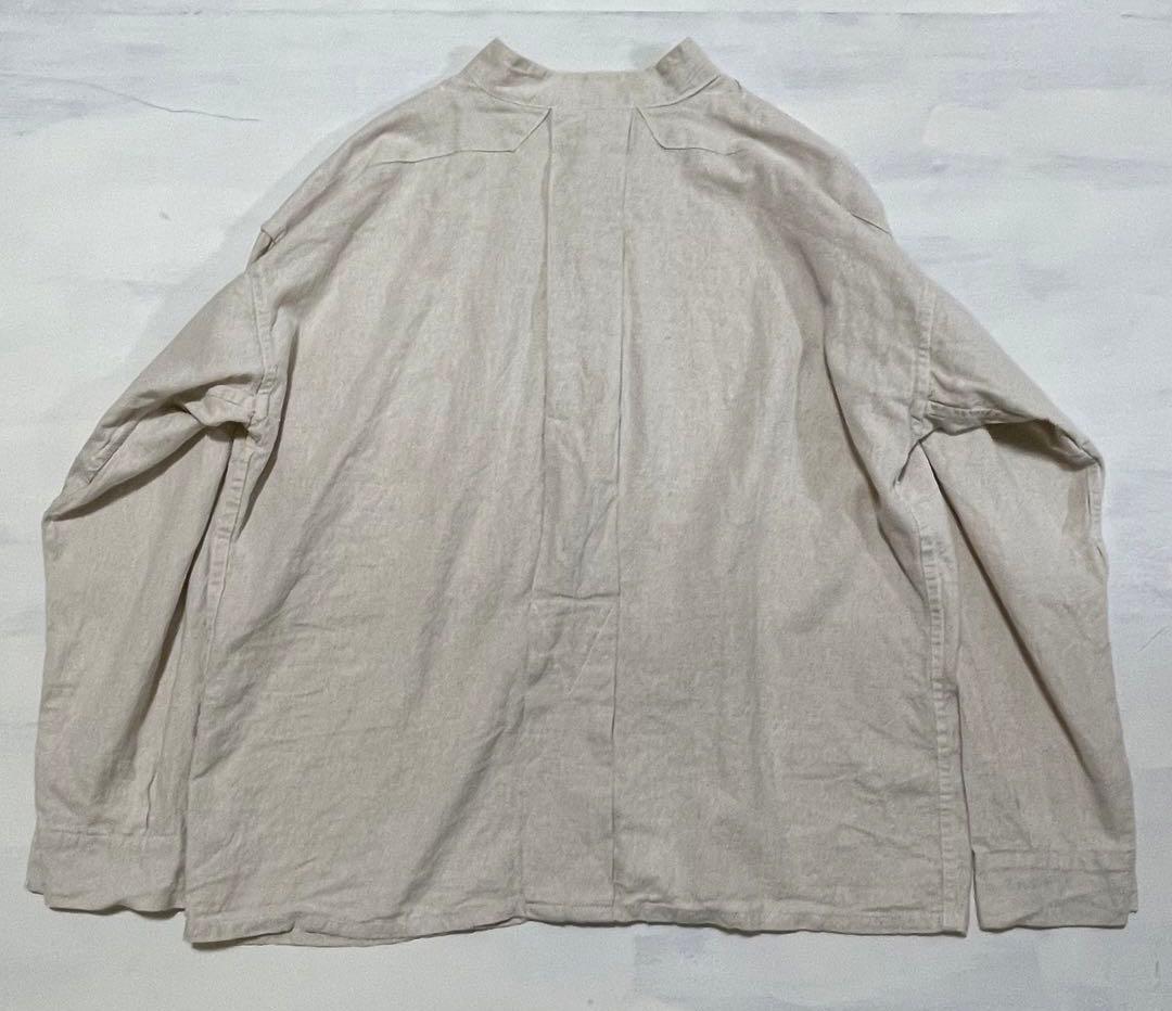 フランス軍　ボージョンジャケット　ビンテージ復刻　リネンコットン