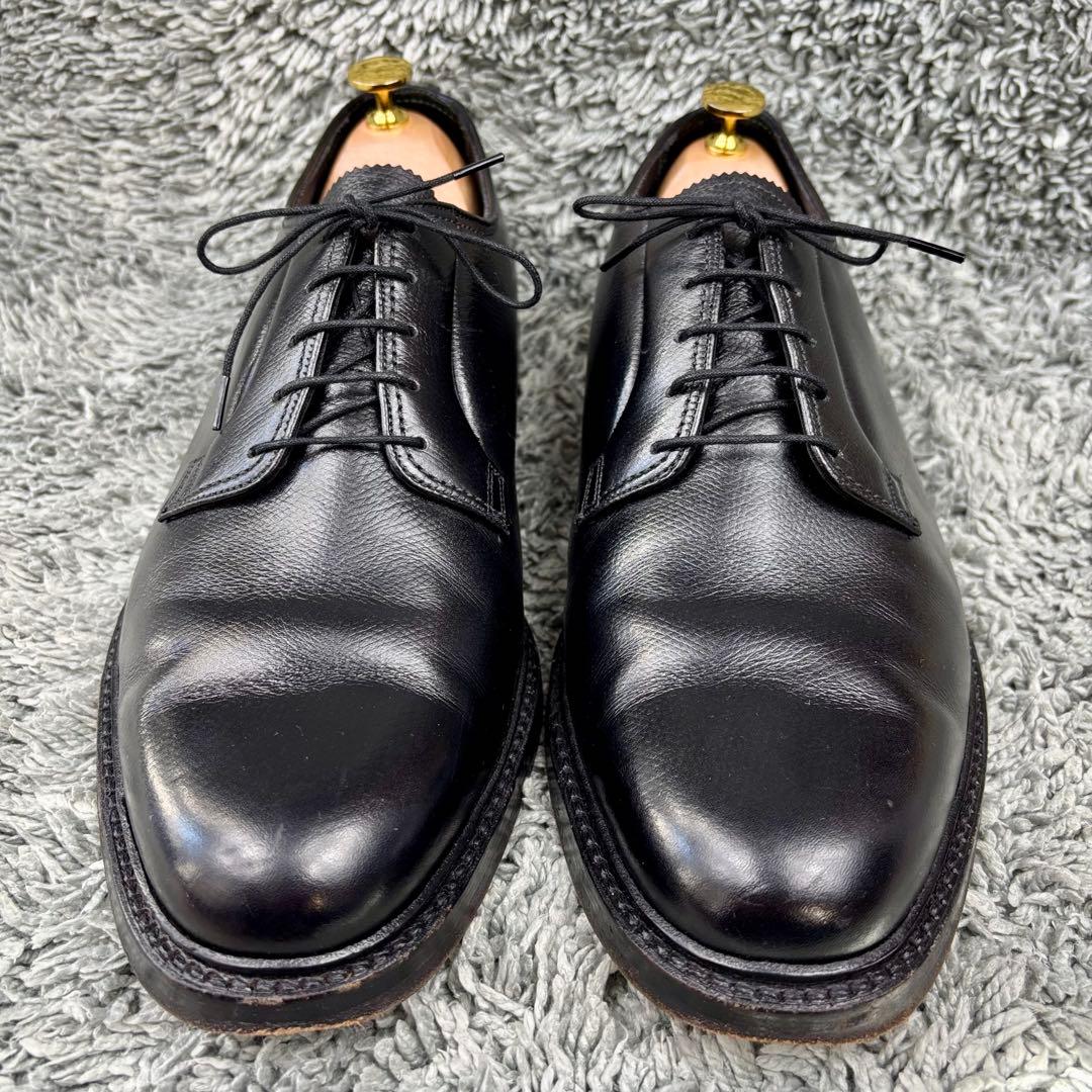 美品✨ FLORSHEIM IMPERIAL プレーン シボ ブラック レザー