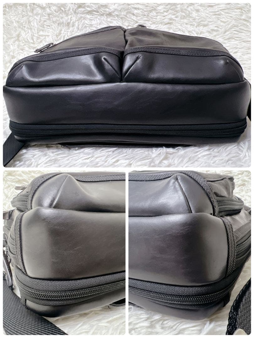 TUMI ALPHA BRAVO スリム コミューター ブリーフケース　レザー