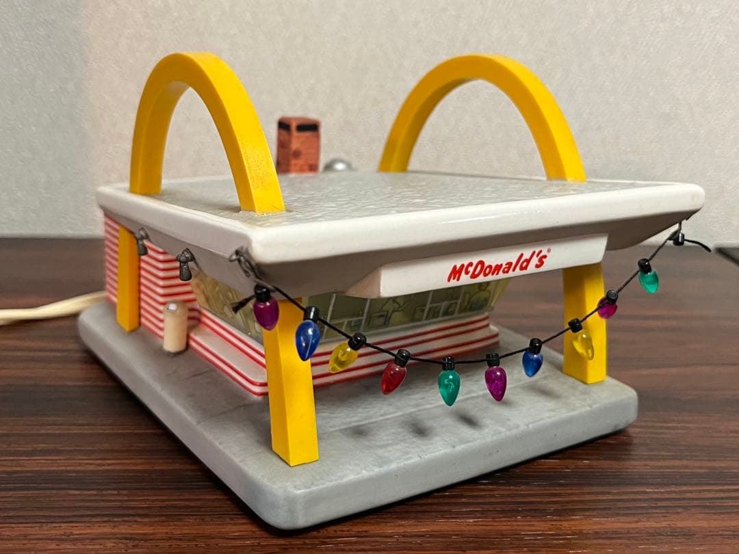 マクドナルド McDonald's 店舗型　ライト　テーブルランプ