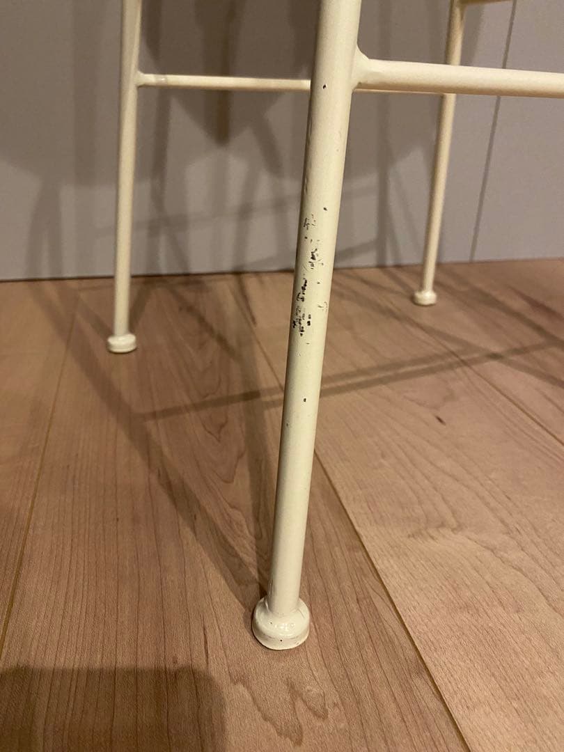 ZARA ハイスツール 回転式 グレー クッション