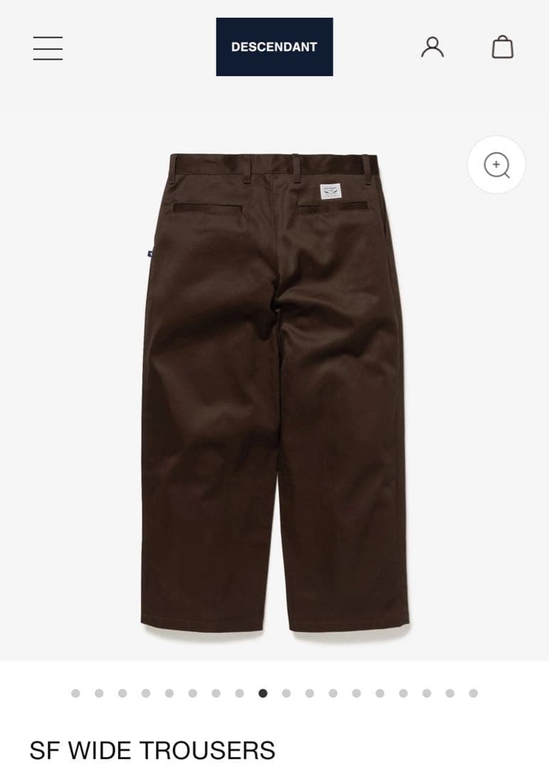 ぶ*ゅ様 25AW ディセンダントSF WIDE TROUSERS