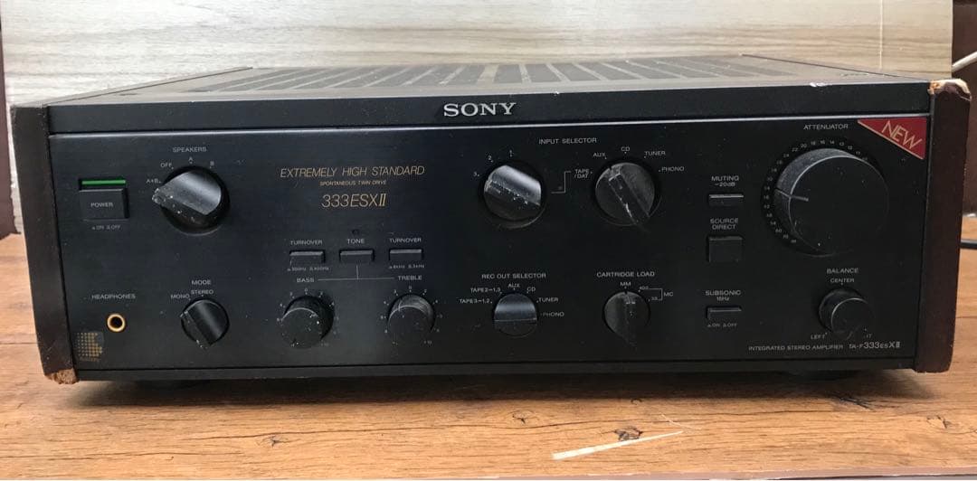 SONY 333ESXⅡ プリメインアンプ　動作良好(F52)