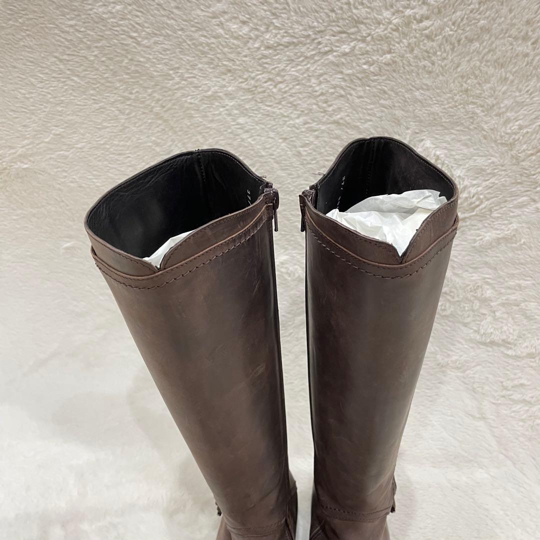 【MARNI】未使用　マルニ レザー ウエスタンブーツ サイドジップ　37