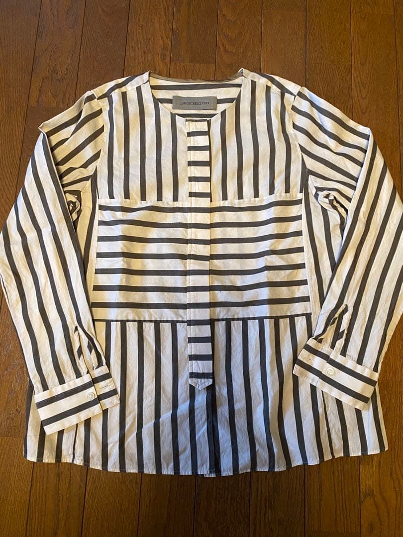 シクラス　アイコニックブラウス　secret closet コットンシルク