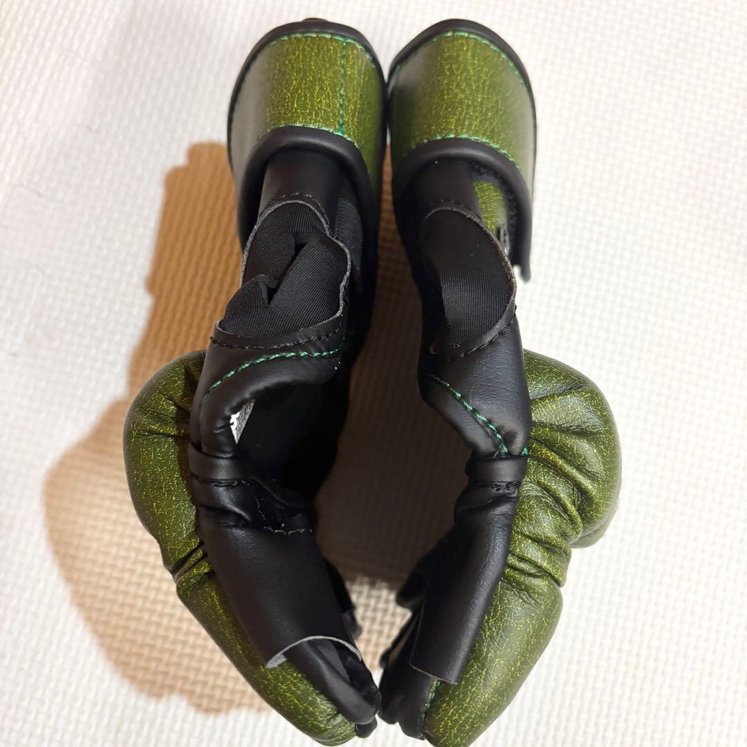 【未使用】RIZIN ISAMI グリーン オープンフィンガーグローブ Mサイズ