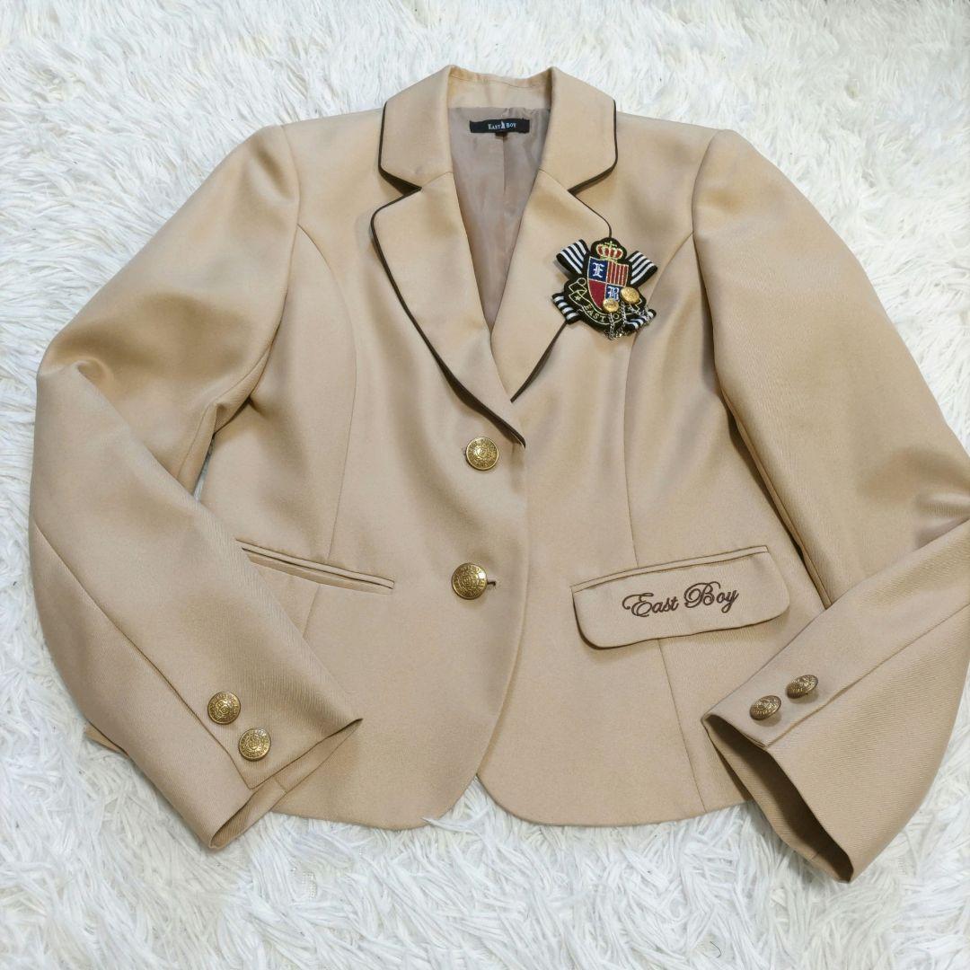 EASTBOY 165 女の子 卒服 卒業式 ベージュ 制服風 5点セット