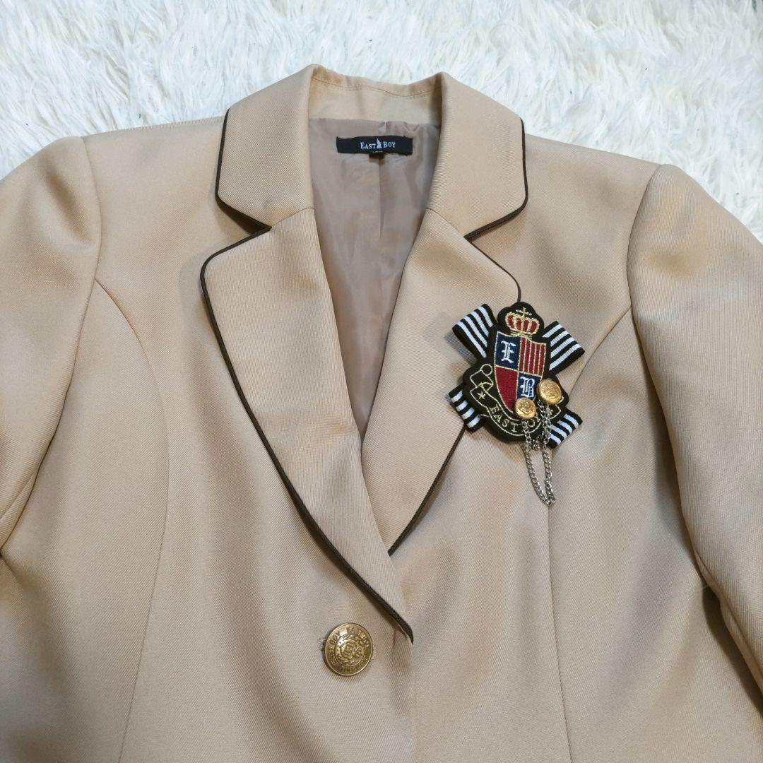 EASTBOY 165 女の子 卒服 卒業式 ベージュ 制服風 5点セット