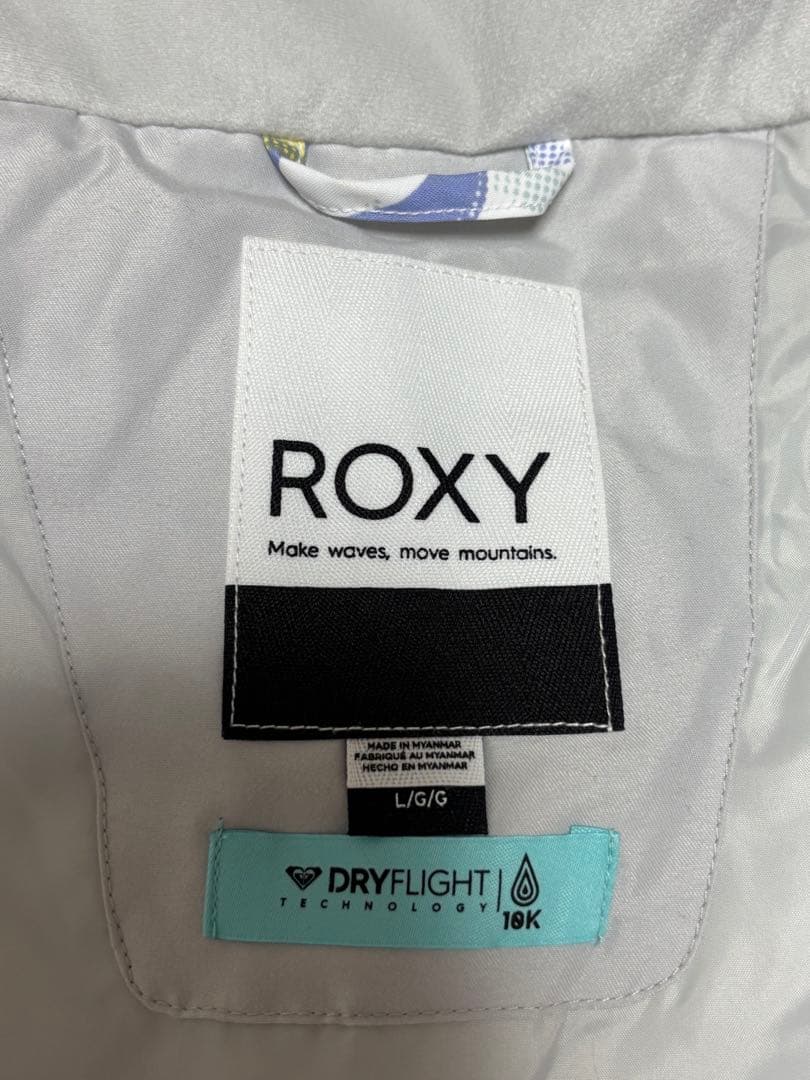 ✨新品未使用タグ付き✨ ROXY ロキシー フード付き スノーボードウェア 白Ｌ