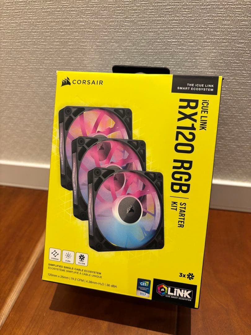 CORSAIR iCUE LINK RX120 RGB PCケースファン