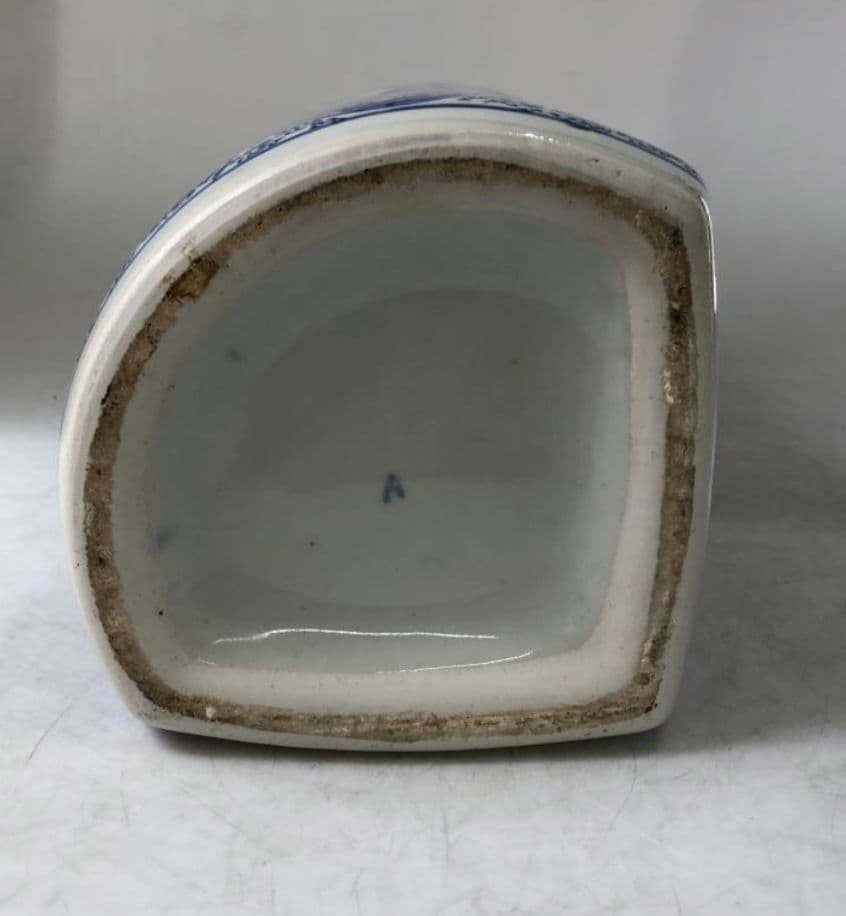 陶器製 傘立 アンブレラスタンド 染付　　玄関インテリア