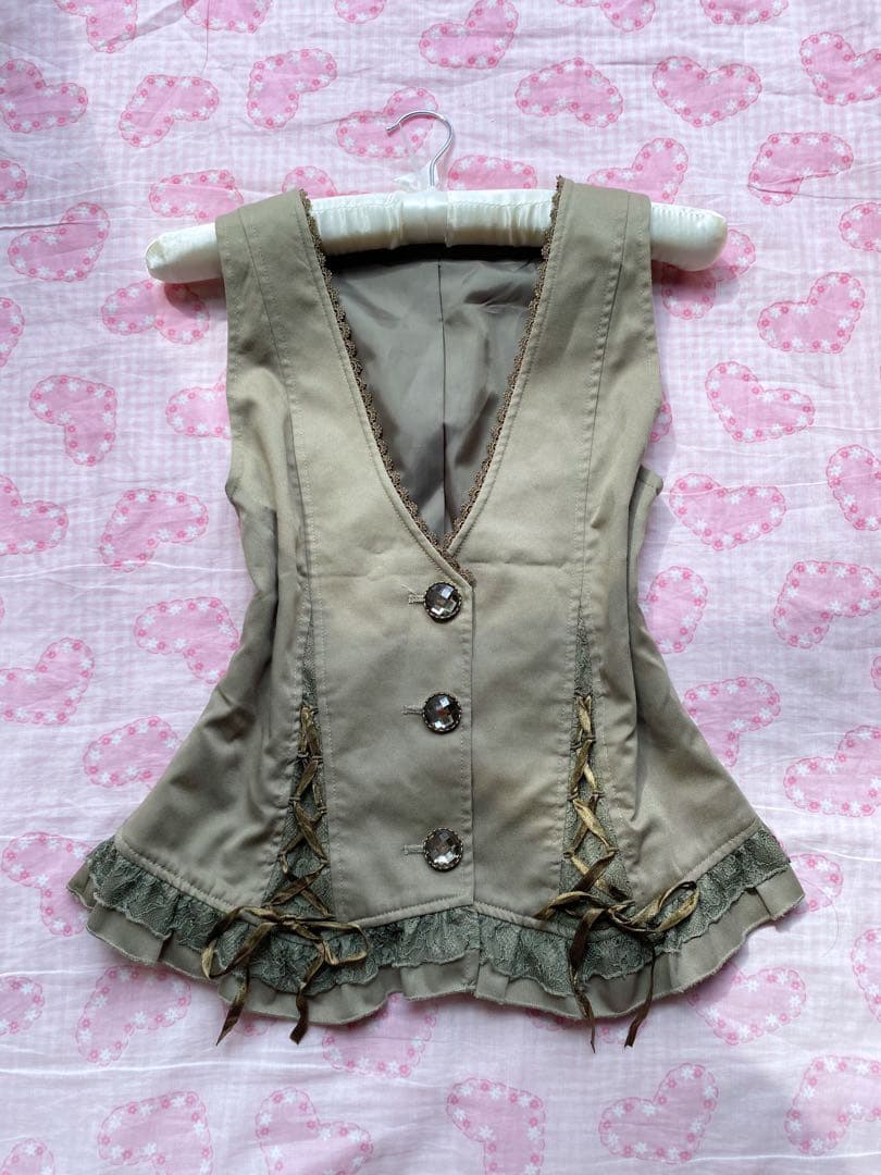 axes　アクシーズファム　編み上げリボン　y2k coquette 00s