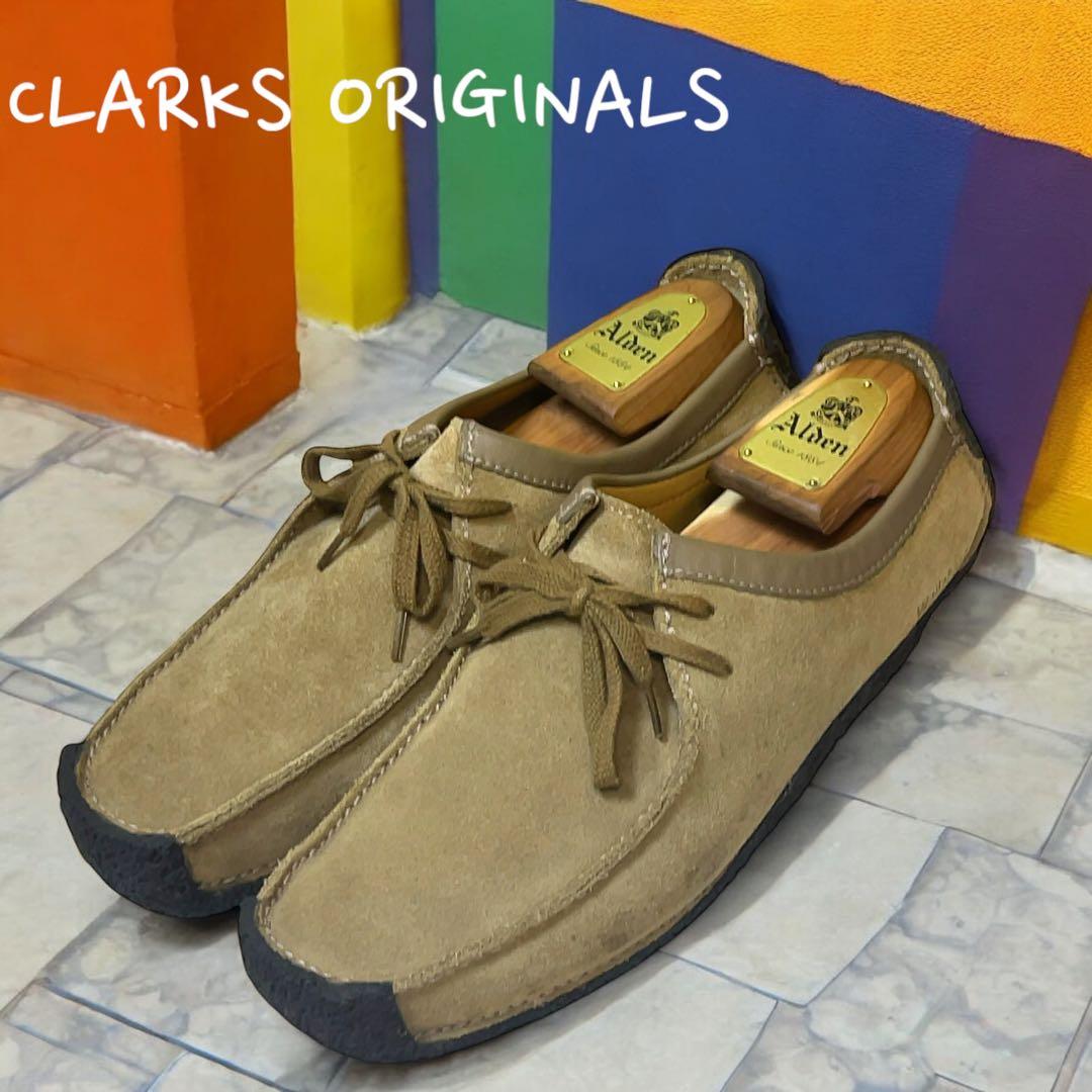 モモ クラークスオリジナルズ　ナタリー　スエード　サンドベージュ9 1/2