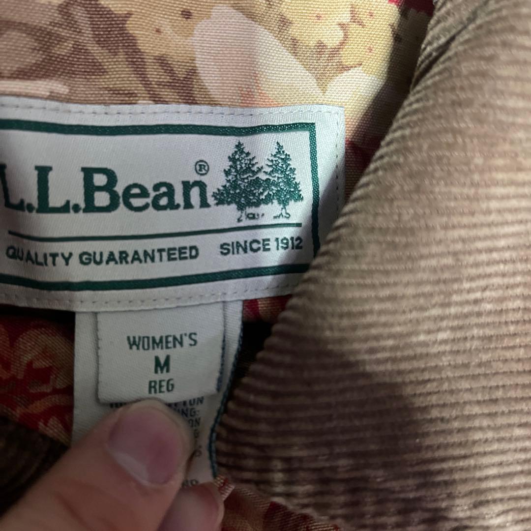 LLBean エルエルビーン　花柄 ジャケット ハンティング 90s M