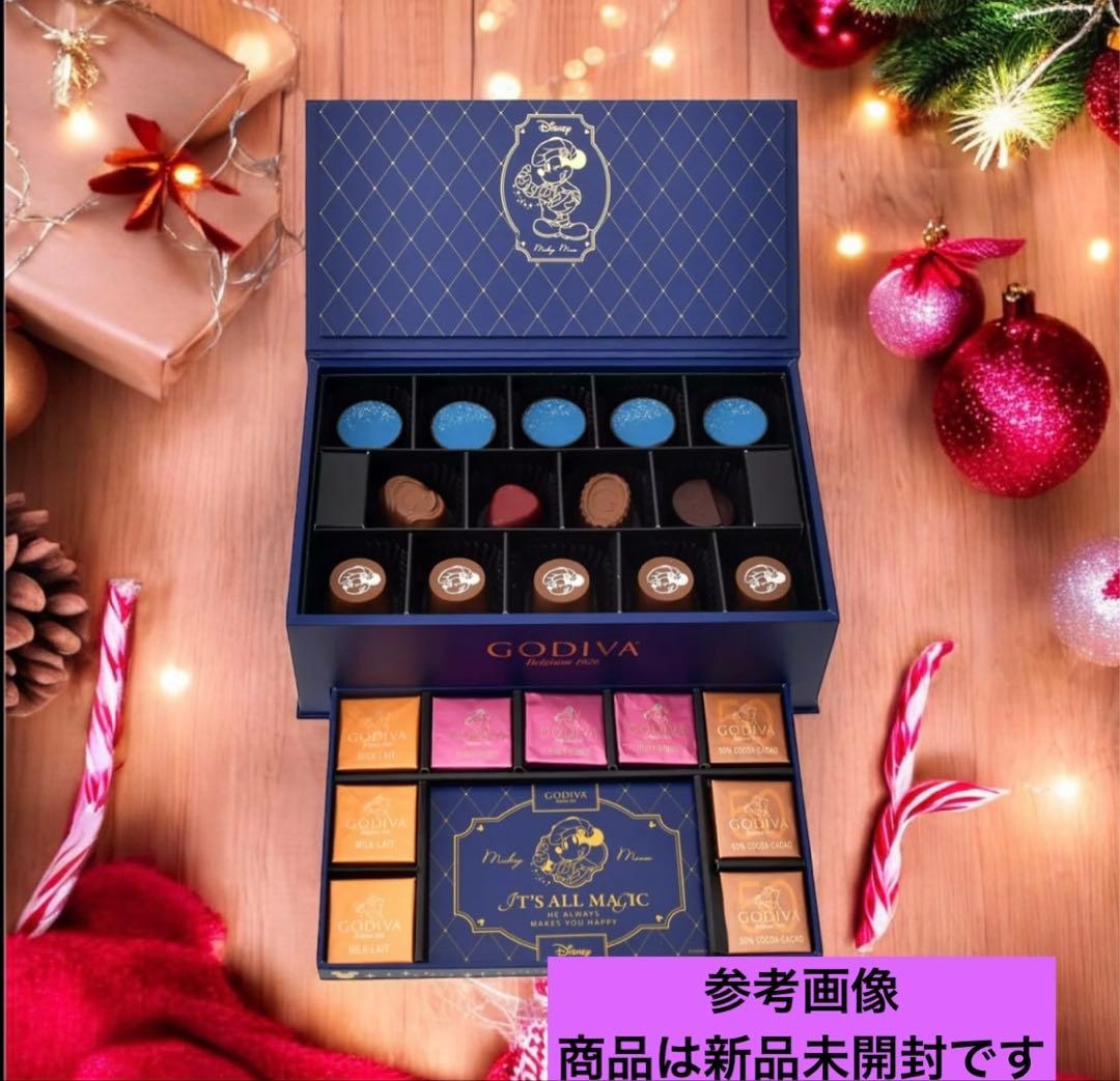 DISNEY VALENTINE 2026♪ミッキーGODIVA2段BOX♡新品