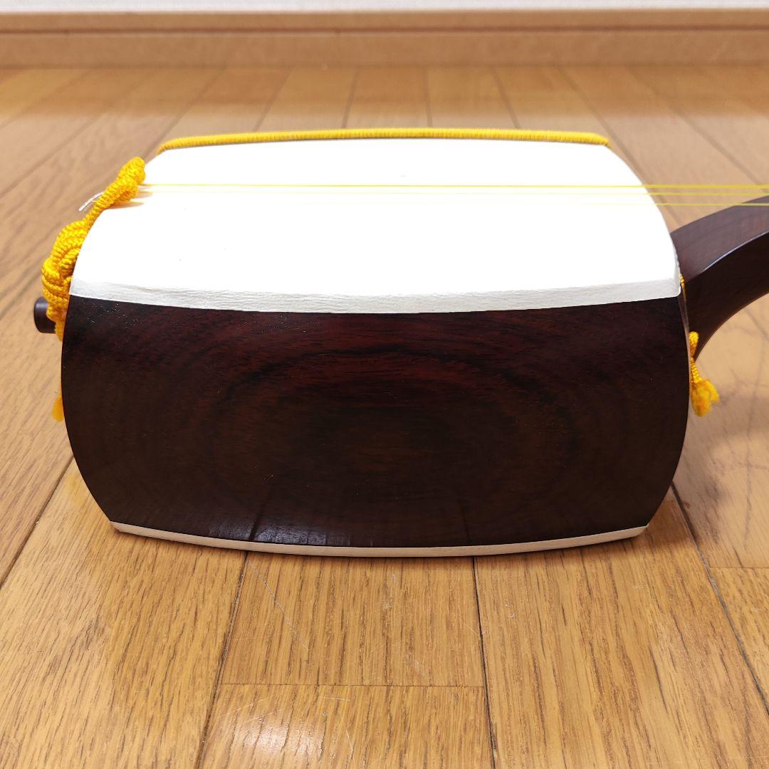 【美品】短棹 東さわり 三味線 藤本流 ハードケース付き 付属品完備