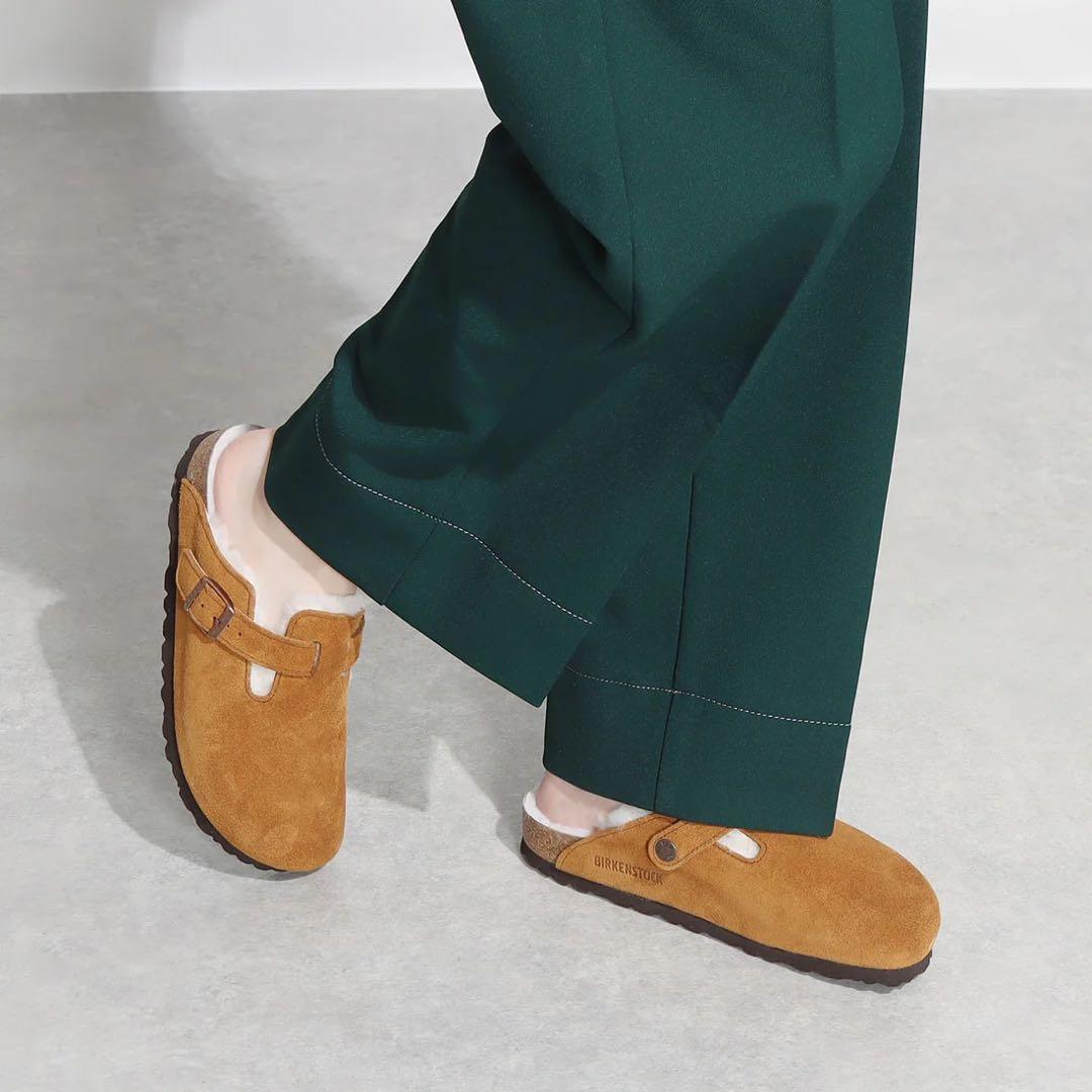 ビルケンシュトック　ボストン　ミンク　レギュラー　スエード　40 未使用品