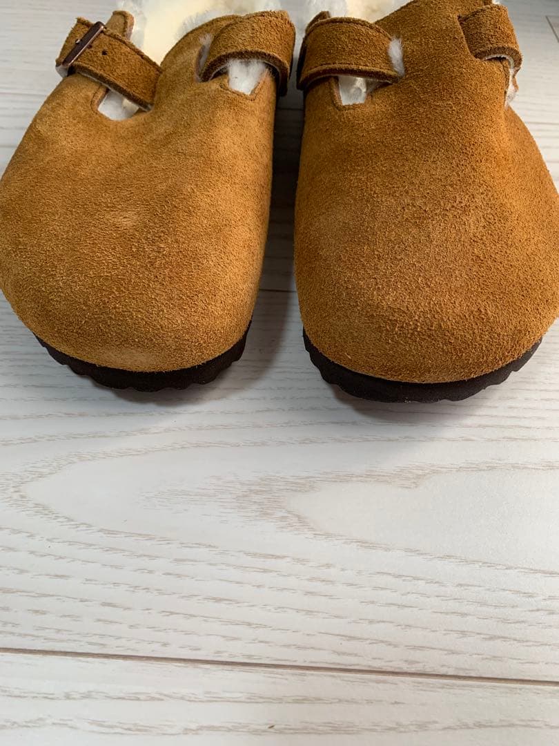 ビルケンシュトック　ボストン　ミンク　レギュラー　スエード　40 未使用品