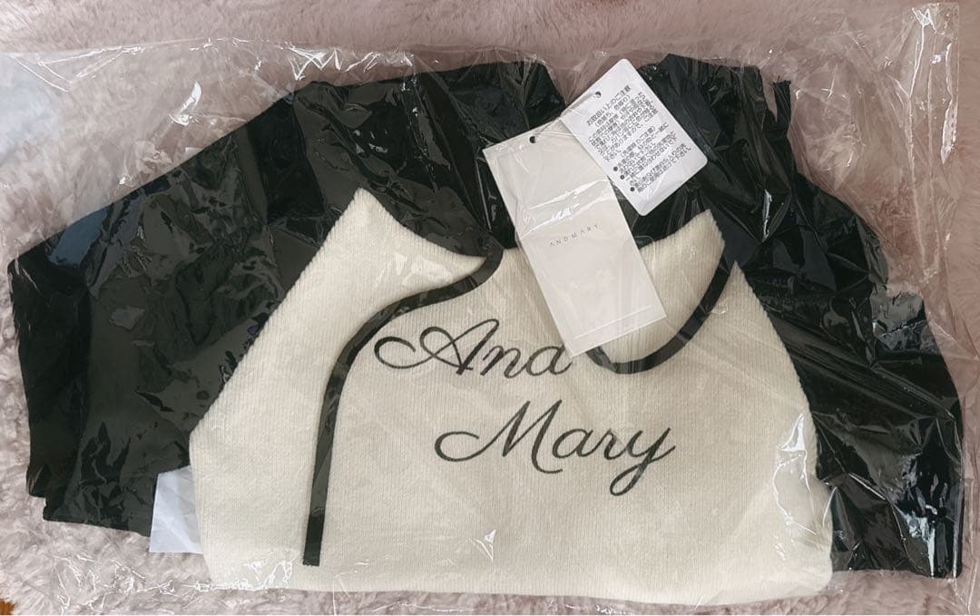 ANDMARY♡Letter mary logo tops新品未使用タグ付き