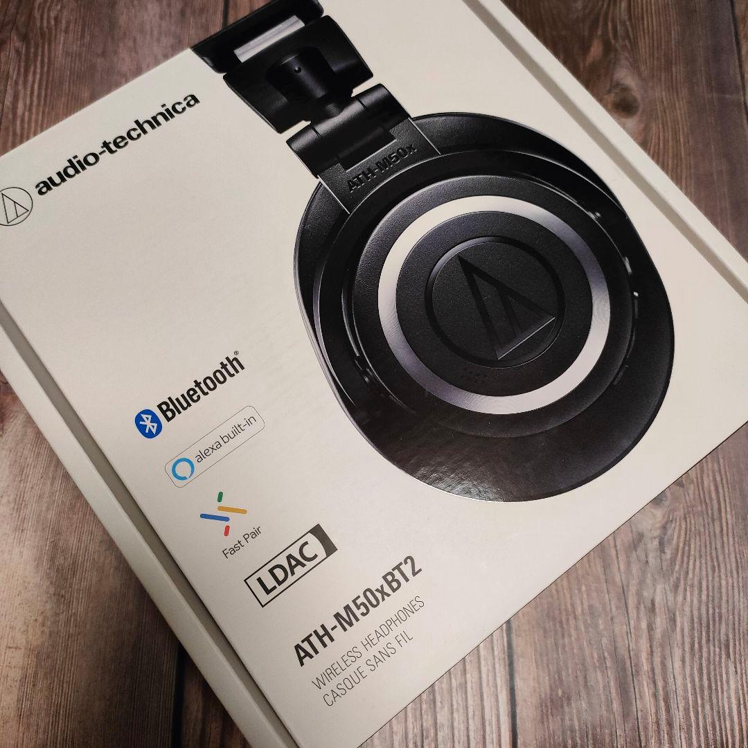 audio-technica ワイヤレスヘッドホATH-M50xBT2 新品近い