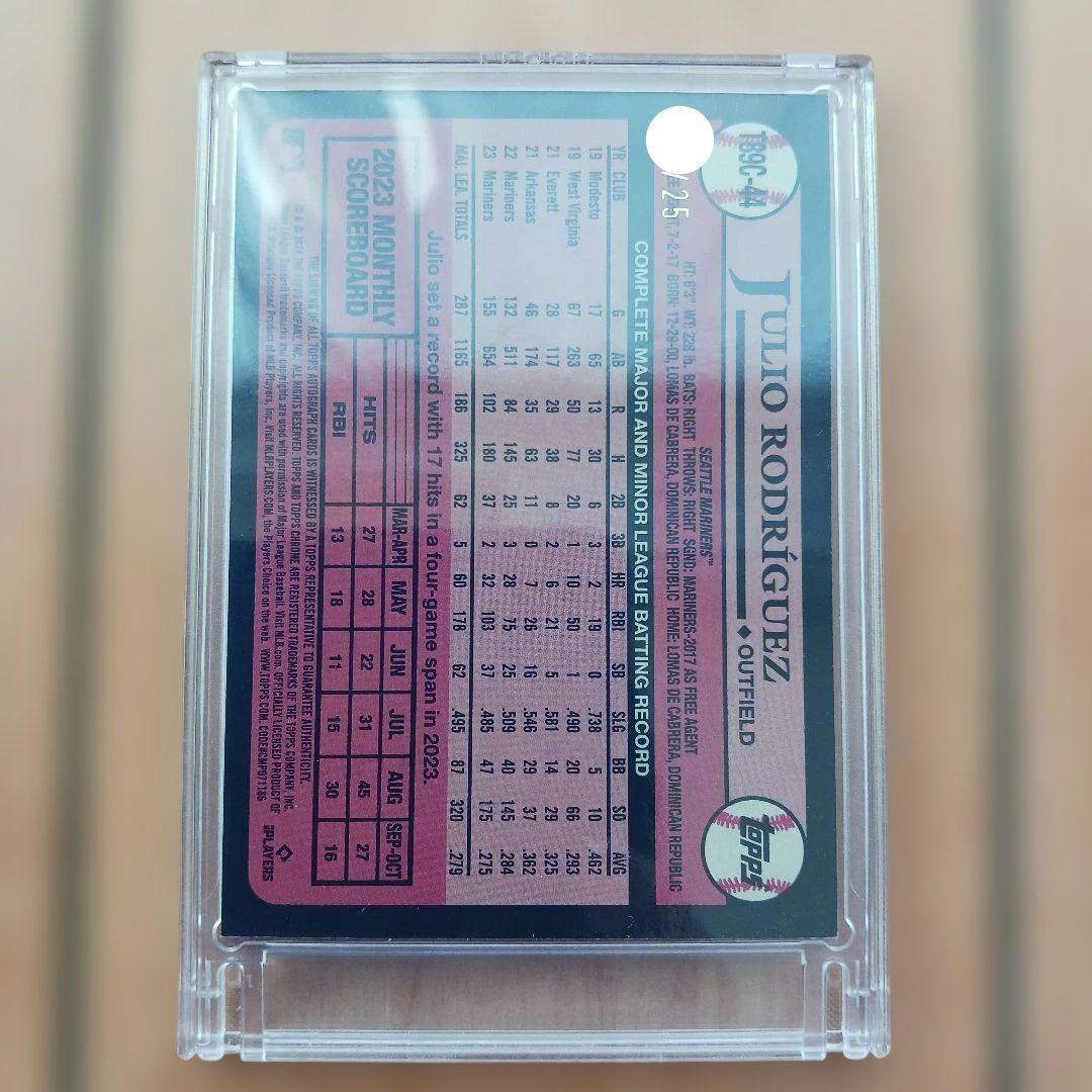 フリオ　ロドリゲス直筆カード