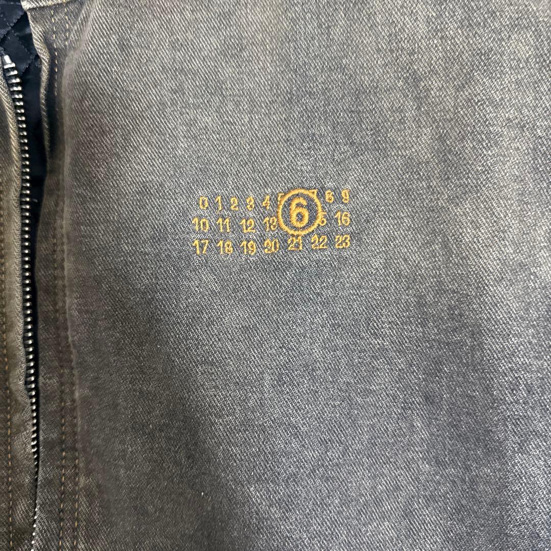 MM6 フード付きダークブラウンジャンパー サイズ44 井上