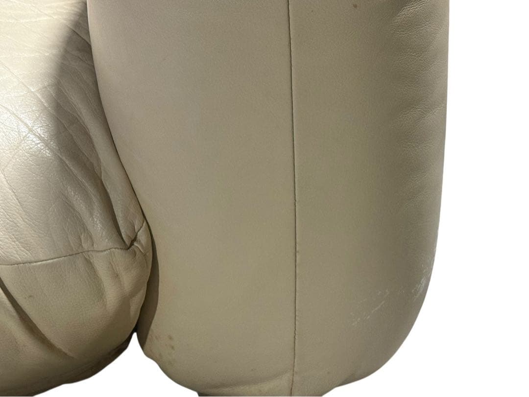 わたなべ◯②arflex アルフレックス マレンコ 本革 レザー 3人掛け