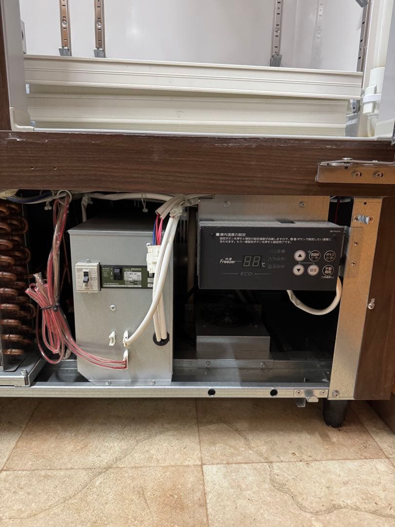 【引き取り限定】　ホシザキ リーチイン冷凍ショーケース USF-120AT3-B