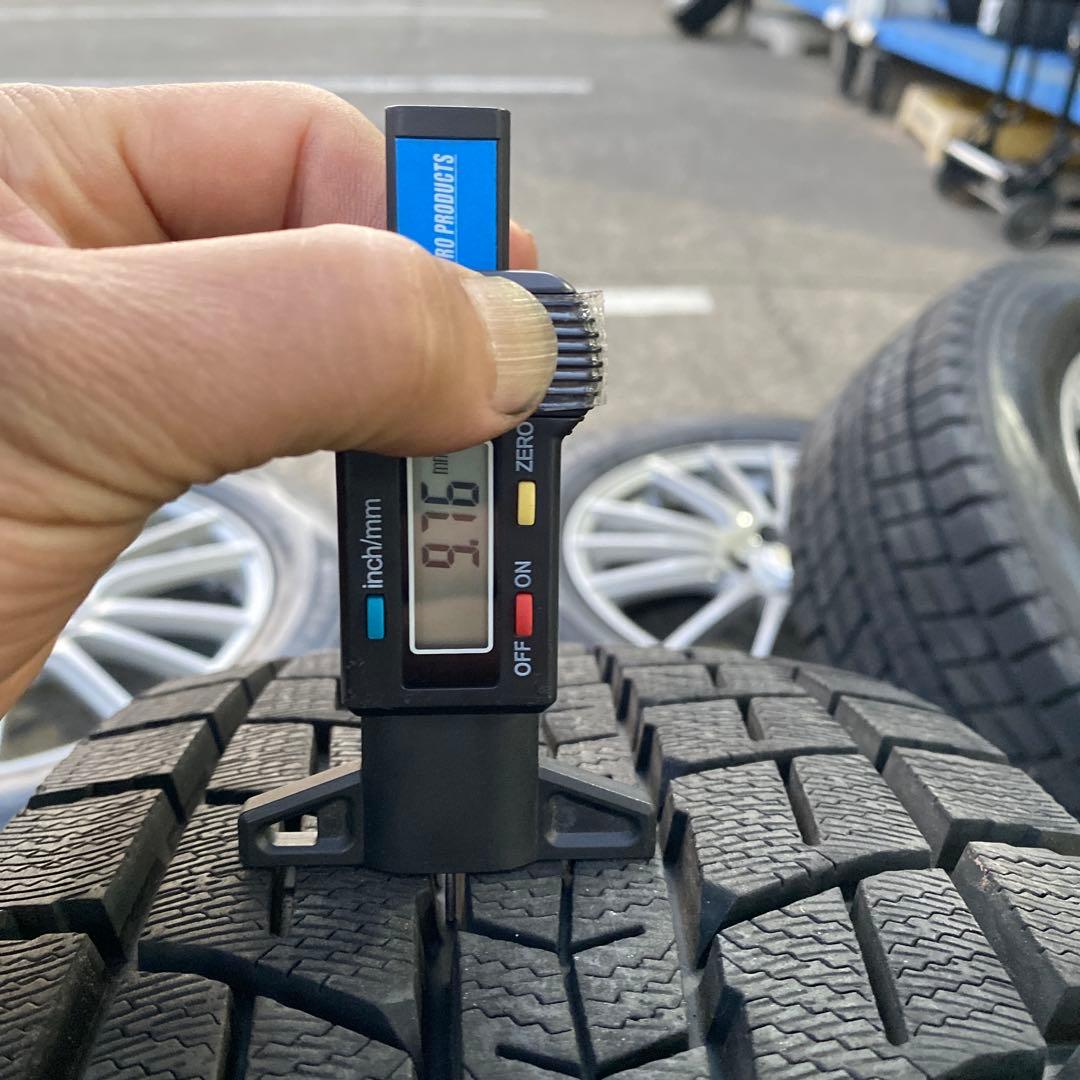 ◇中古バリ溝ダンロップ225/60R17スタッドレスセット30アルファード