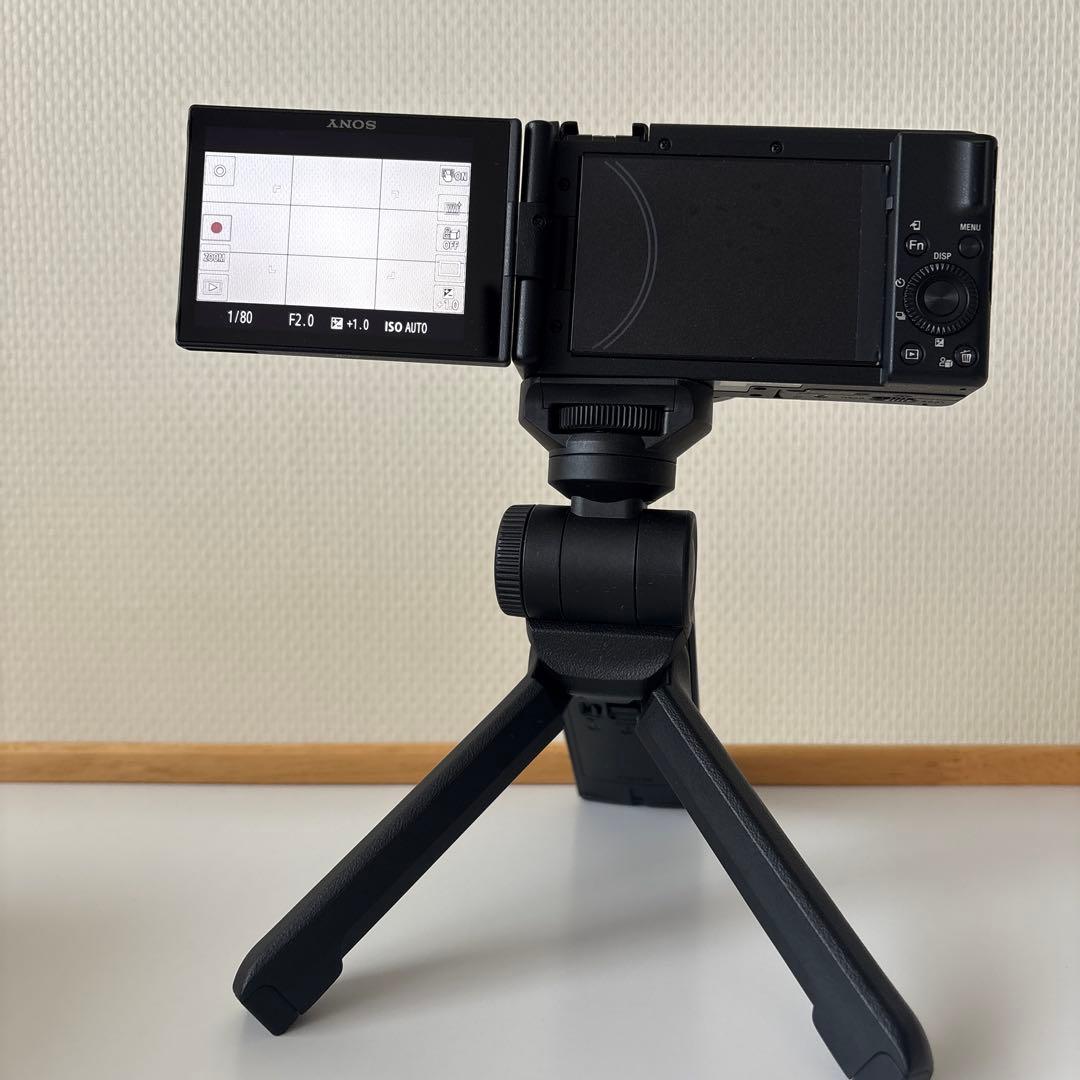 SONY コンパクトデジタルカメラ ZV-1F グリップ&バッテリーチャージャー