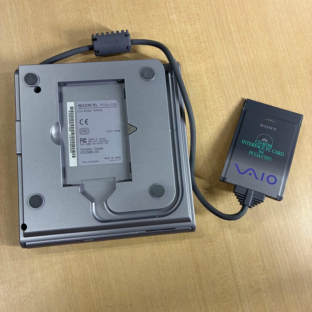 外付けハードディスク・ドライブ SONY PCGA-CD51/A CD-ROM Drive VAIO