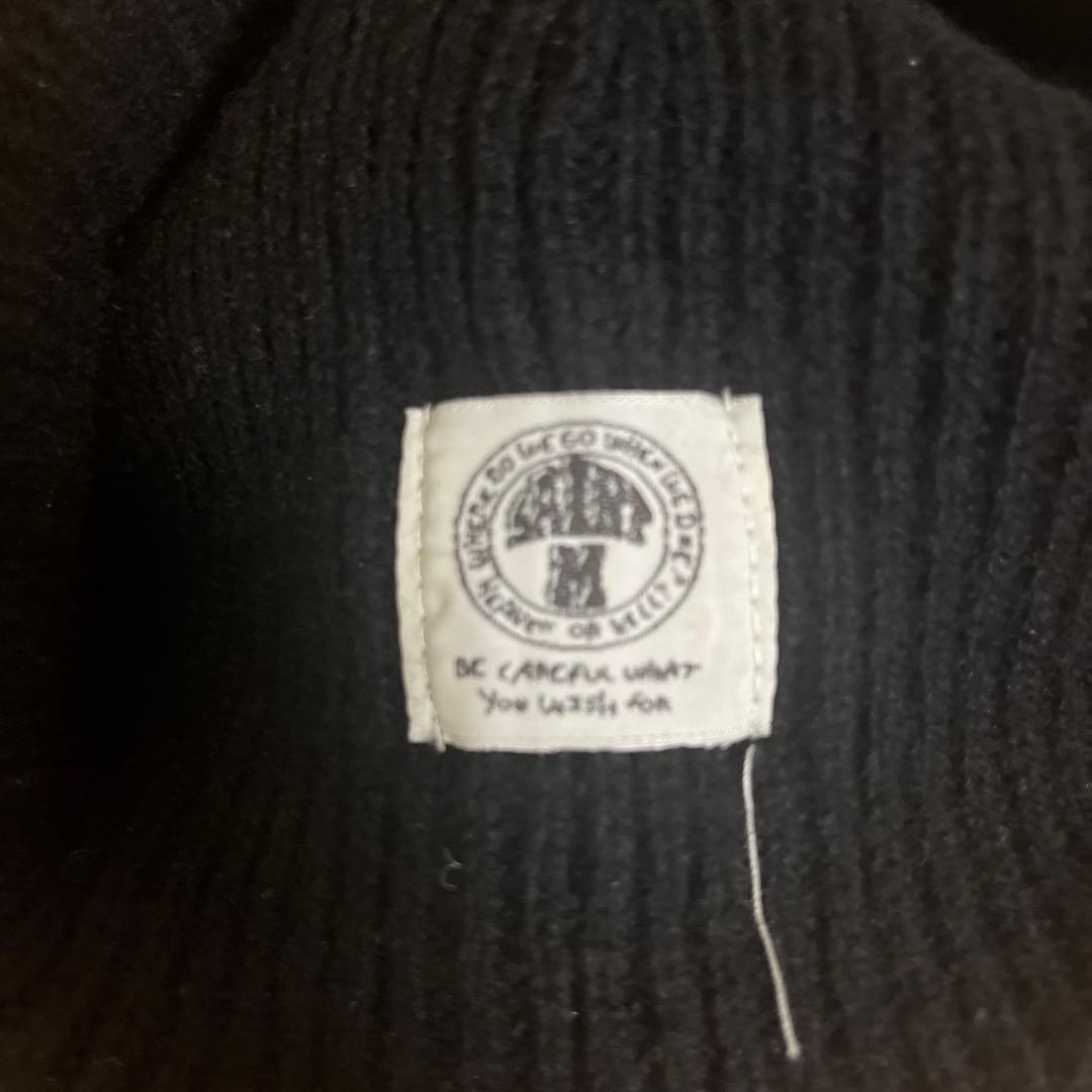 大幅値下げ中！！ SAINT YOUTH 刺繍 ニット帽 黒