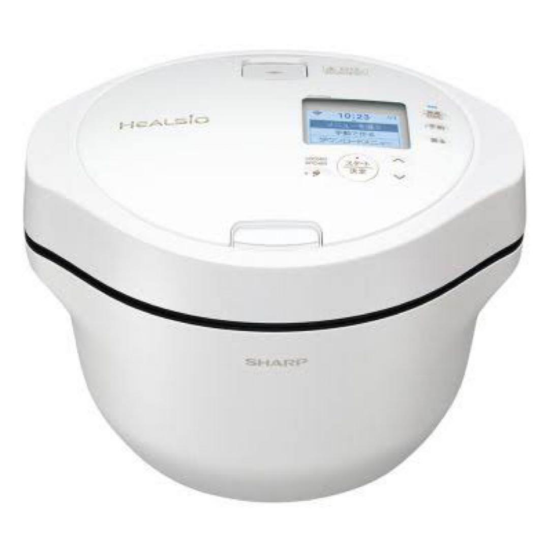 【新品未開封】保証付き SHARP ヘルシオ ホットクックKN-HW24H-W