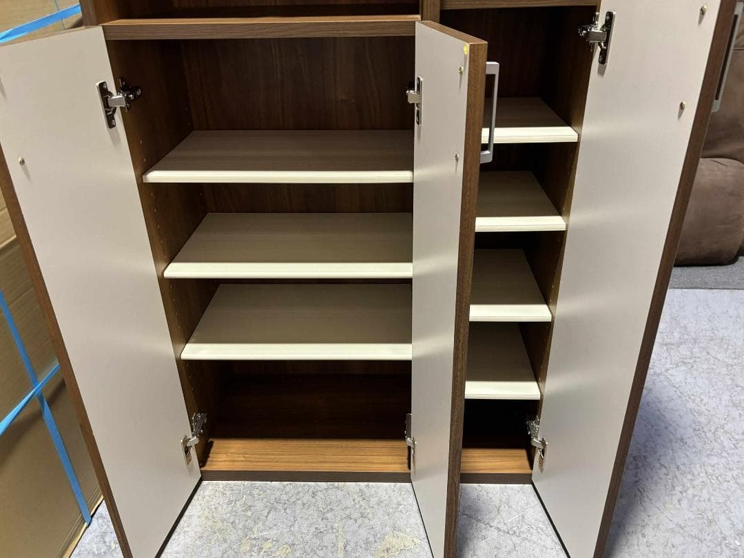 モダンシューズボックス・下駄箱・玄関収納・幅74cm Used/キレイ