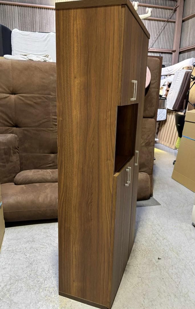 モダンシューズボックス・下駄箱・玄関収納・幅74cm Used/キレイ