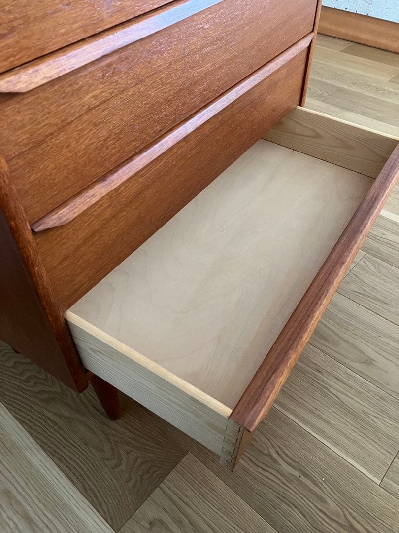 北欧家具 ビンテージ チェスト デンマーク 4段 北欧 チーク