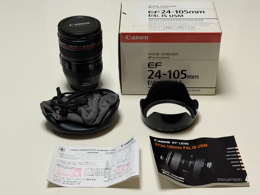 レンズ(ズーム) Canon EF 24-105mm f4 L IS USM