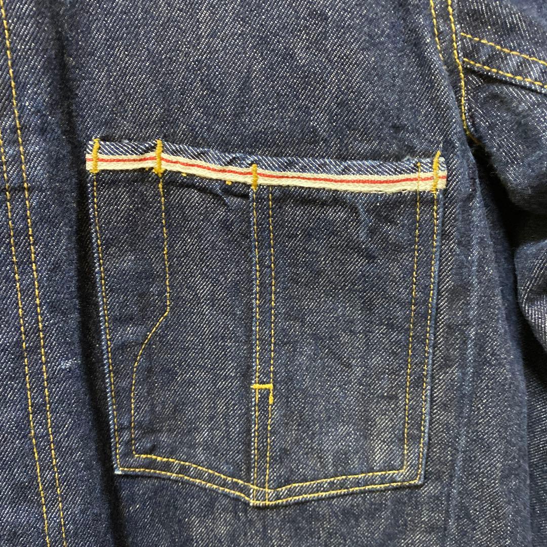 ラルフローレン CHAPS デニム ジャケット カバーオール 赤ミミ L