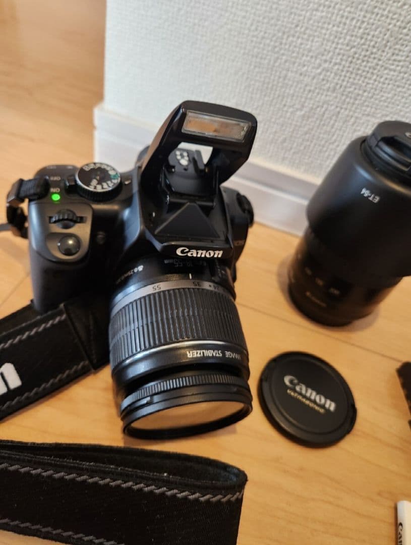 キヤノン EOS Kiss Digital X　中古　レンズ2本付き