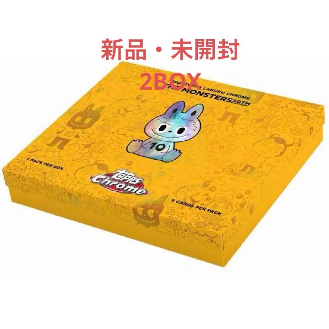 topps chrome labubu ラブブ トレカ 新品未開封2BOX