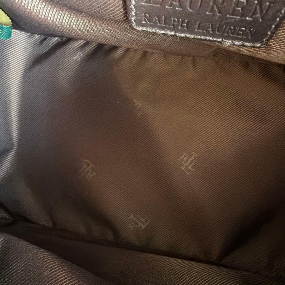 希少 LAUREN RALPH LAUREN 2way ボストン ショルダー