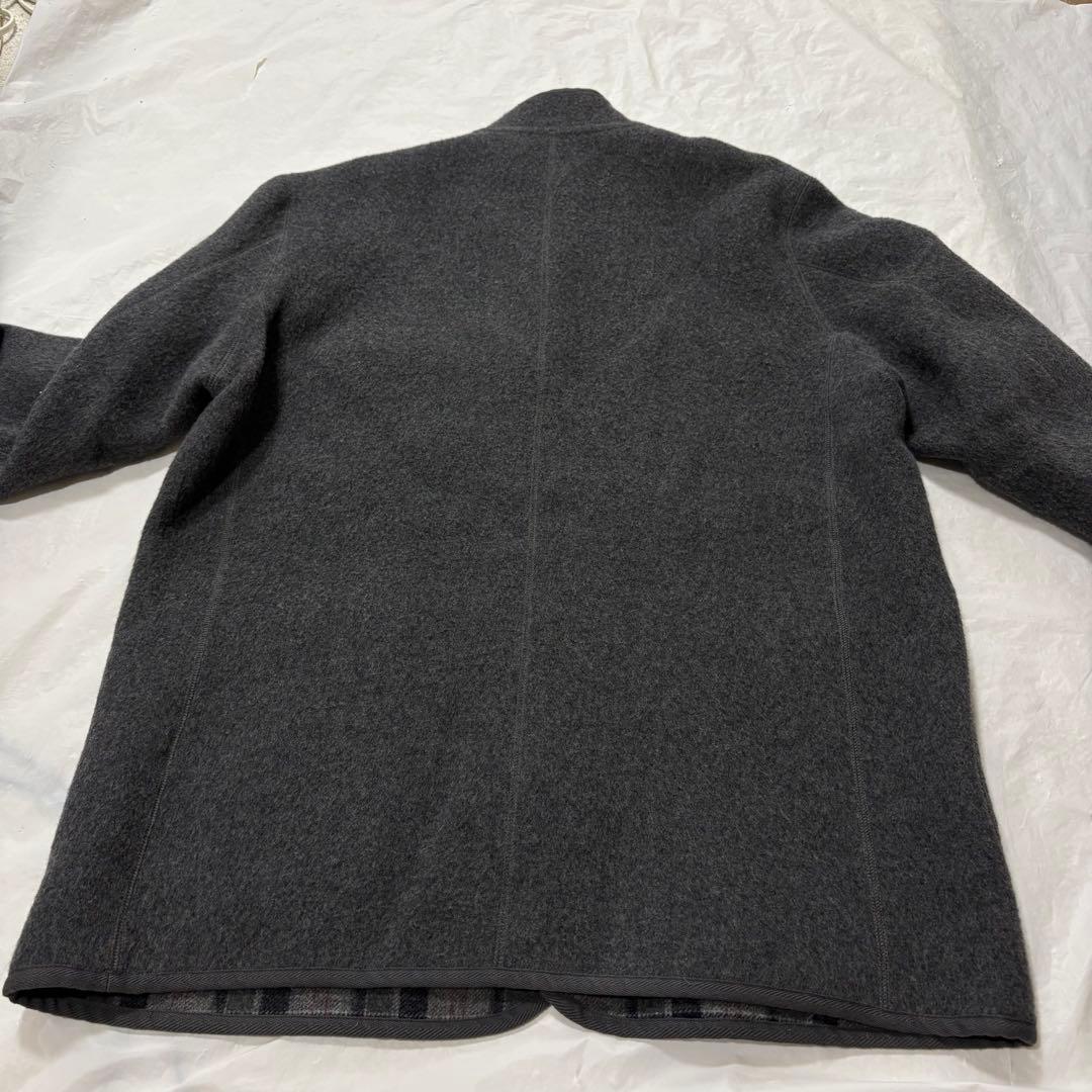 Papas+パパスプラス ステンカラージャケット毛 カシミヤ アンゴラ古着屋購入