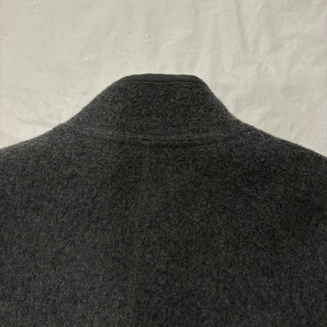 Papas+パパスプラス ステンカラージャケット毛 カシミヤ アンゴラ古着屋購入
