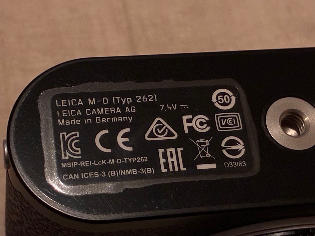 LEICA M-D(typ 262) black paint finish 美品