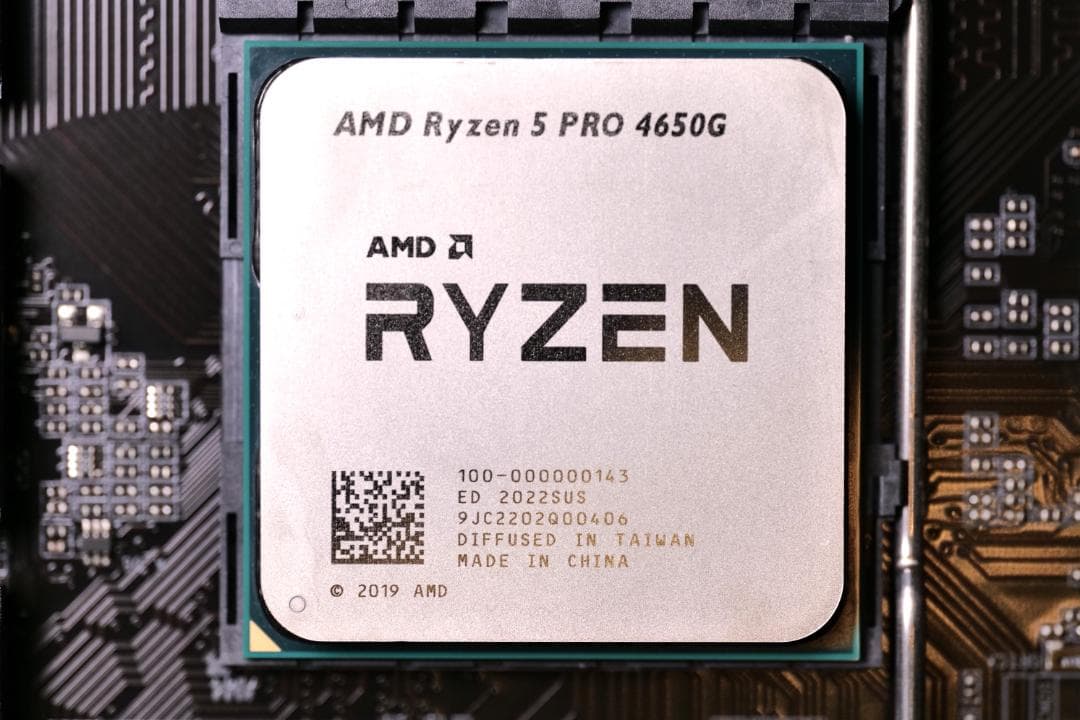中古 AMD Ryzen 5 PRO 4650G AM4 国内正規 バルク版