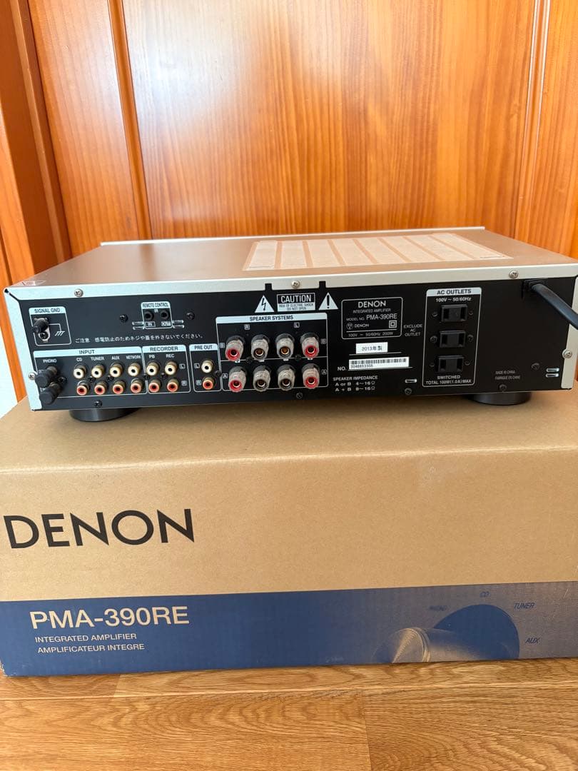 動作確認済　DENON PMA-390REプリメインアンプ　元箱有り