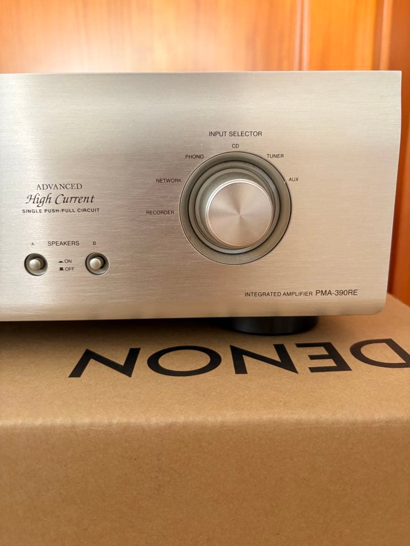 動作確認済　DENON PMA-390REプリメインアンプ　元箱有り