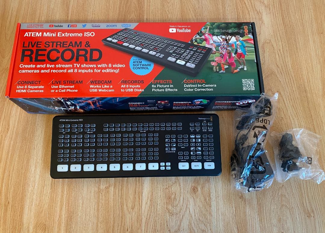 【美品】ATEM Mini Extreme ISO ブラックマジックデザイン